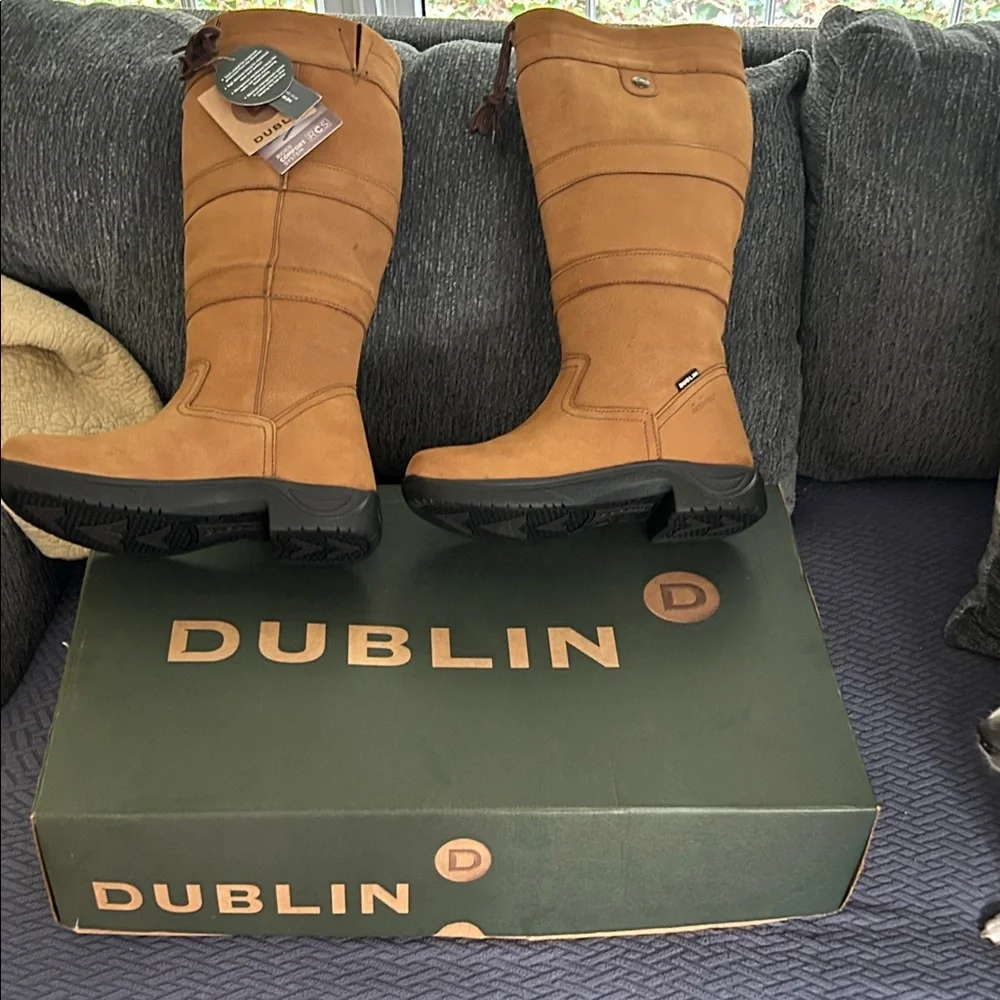 Tall Suede All-Weather Barn Boots - Picture 6 of 10